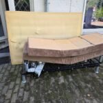 Bed frame en Kleine losse items 0,5m3 ophalen in Tilburg